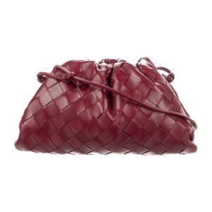 BV leather bag maroon