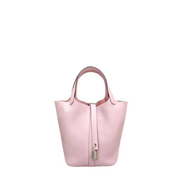 18 cm picotin sakura silver hardware