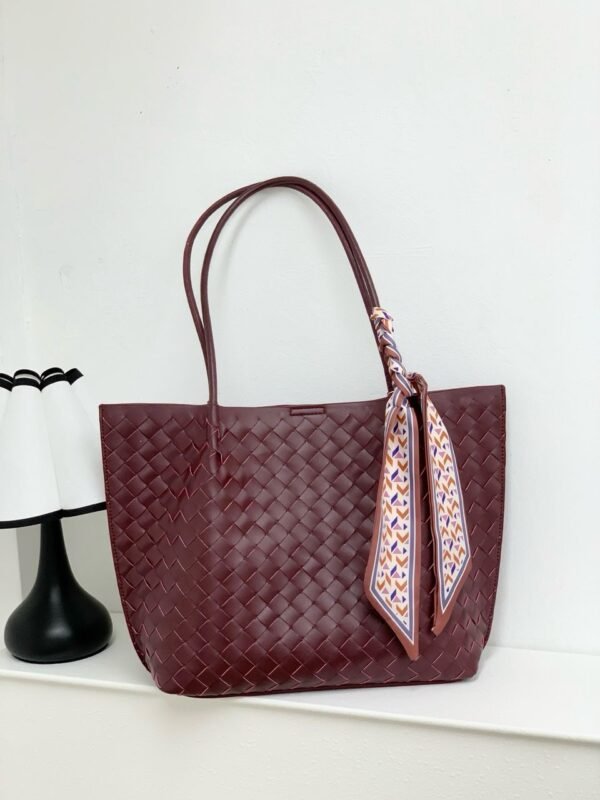 Maroon BV tote bag